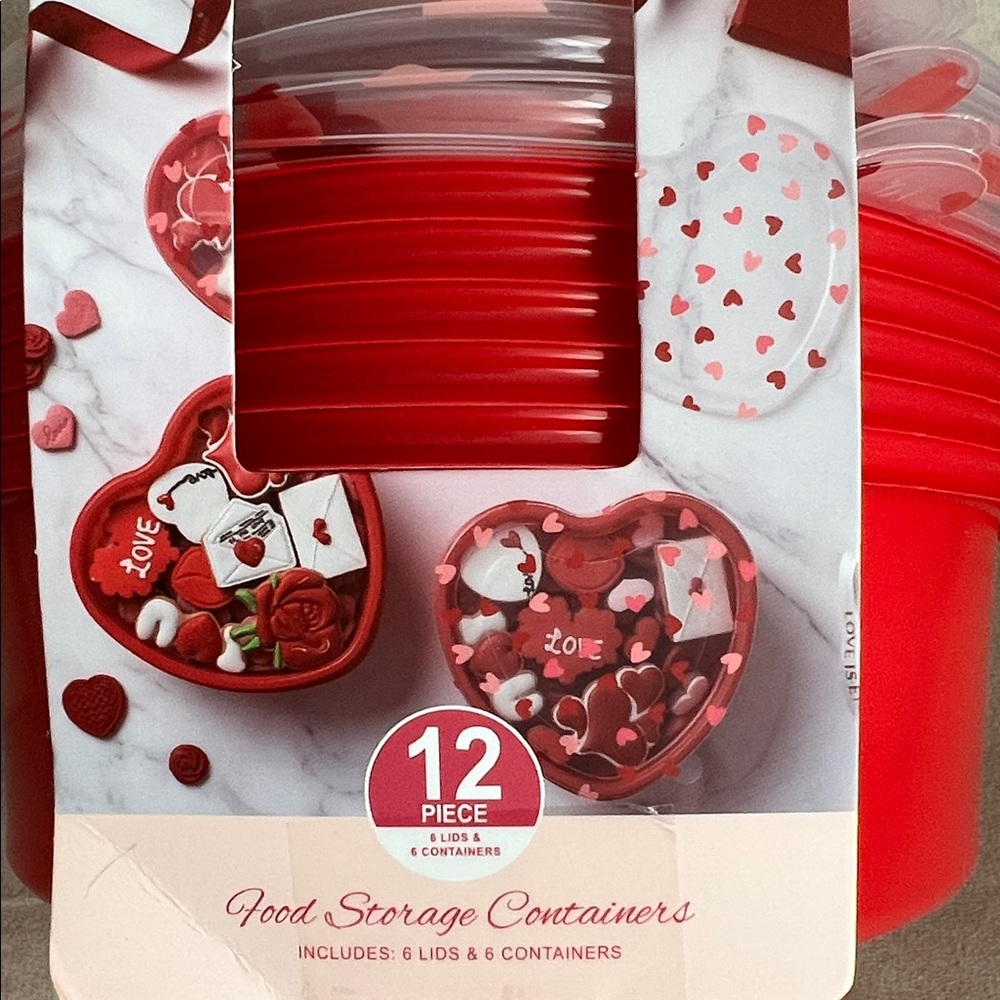 NEW Cook With Color Heart-Shaped Food Storage Containers ❤️🩷❤️🩷 - Picture 8 of 16